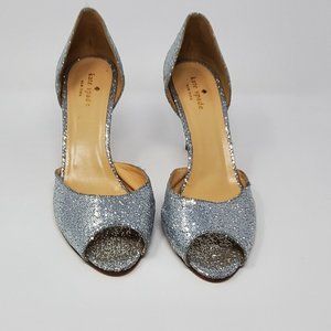 Kate Spade Sage Silver / Starlight Heels